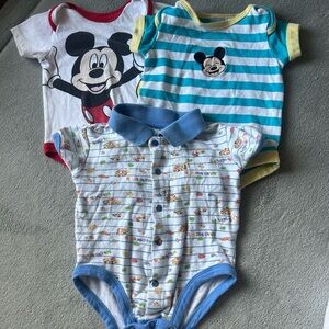 Mickey Mouse Vintage Onesie Bundle